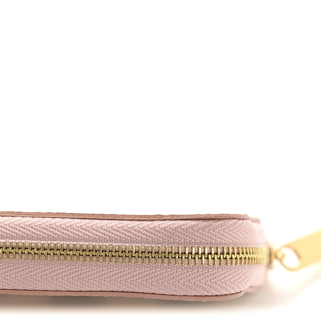 Louis Vuitton Damier Azur Zippy Coin Purse Rose Ballerine