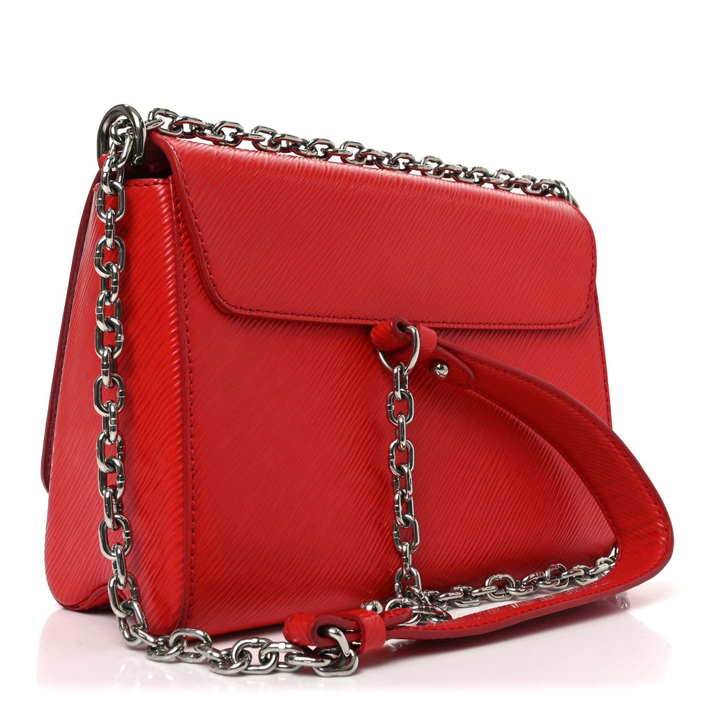 Louis Vuitton Epi Twist Shoulder Bag MM Coquelicot