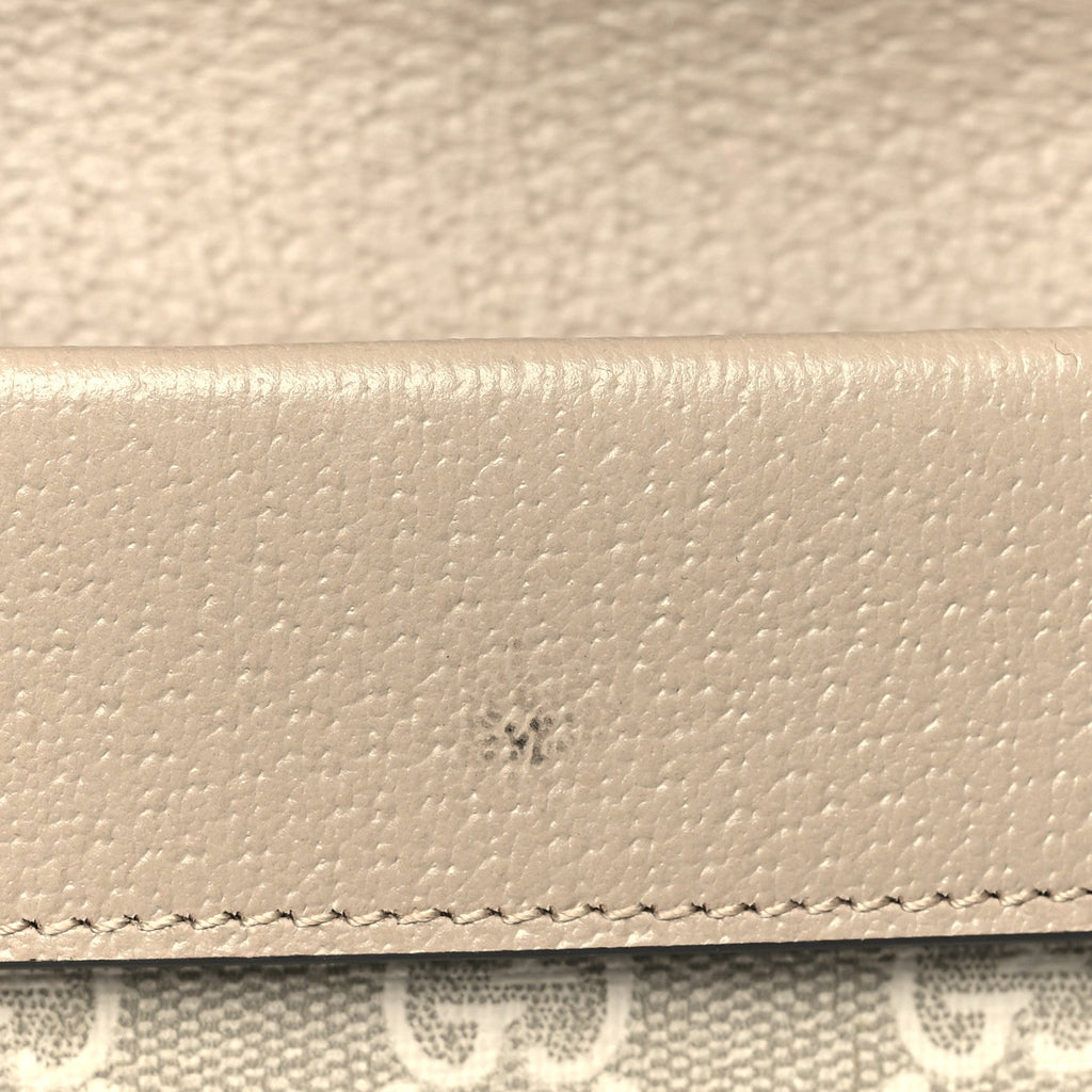 Gucci GG Supreme Monogram Textured Dollar Calfskin Super Mini Dionysus Shoulder Bag Beige Mystic White Oatmeal