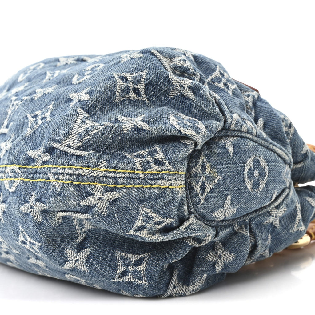 Louis Vuitton Monogram Denim Pleaty Blue