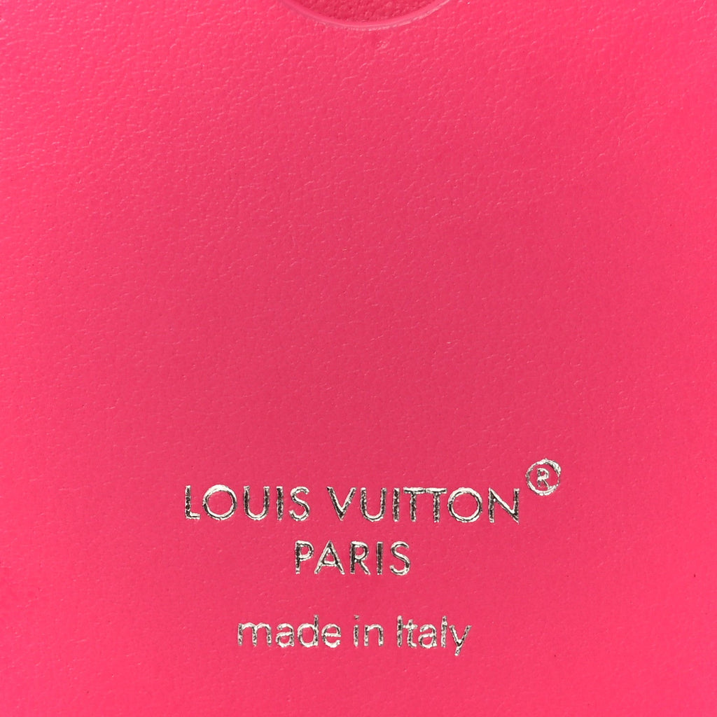 Louis Vuitton Monogram Macassar Magnetic Card Holder Pondichery Pink