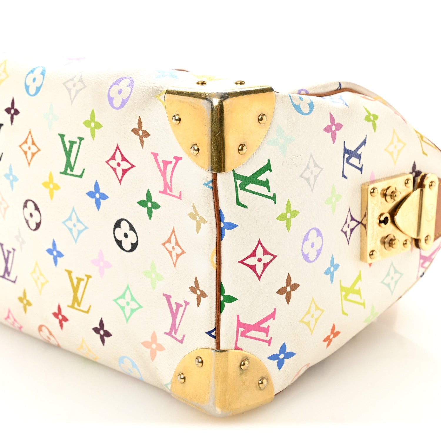 Louis Vuitton Monogram Multicolor Speedy 30 White
