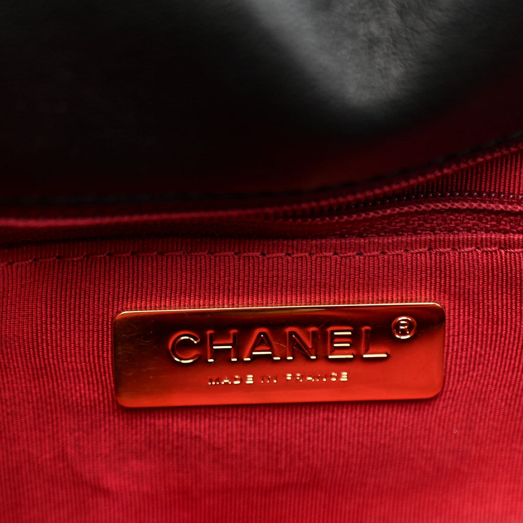 Chanel Lambskin Quilted Medium Chanel 19 Flap Black