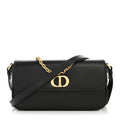 Christian Dior Box Calfskin 30 Montaigne Avenue Pouch Black