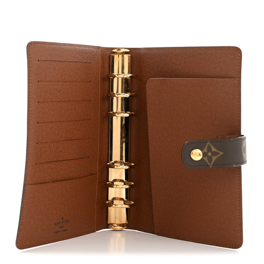 Louis Vuitton Monogram Medium Ring Agenda Cover