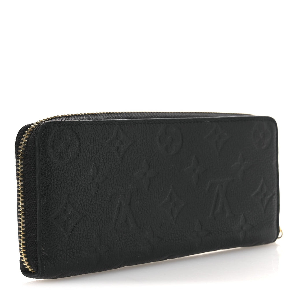 Louis Vuitton Empreinte Clemence Wallet Black