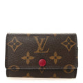 Louis Vuitton Monogram 6 Key Multicles Holder Fuchsia