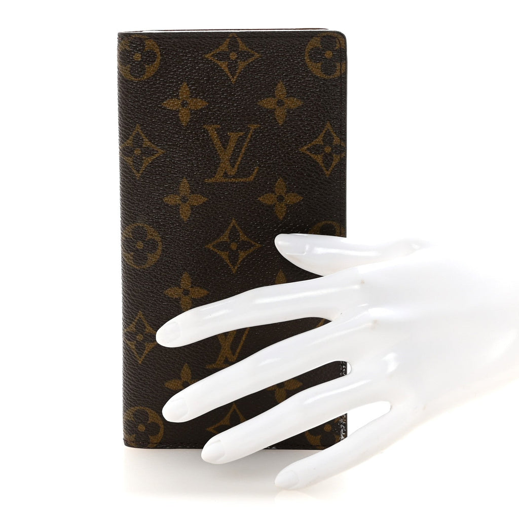 Louis Vuitton Monogram Porte Valeurs Checkbook Wallet