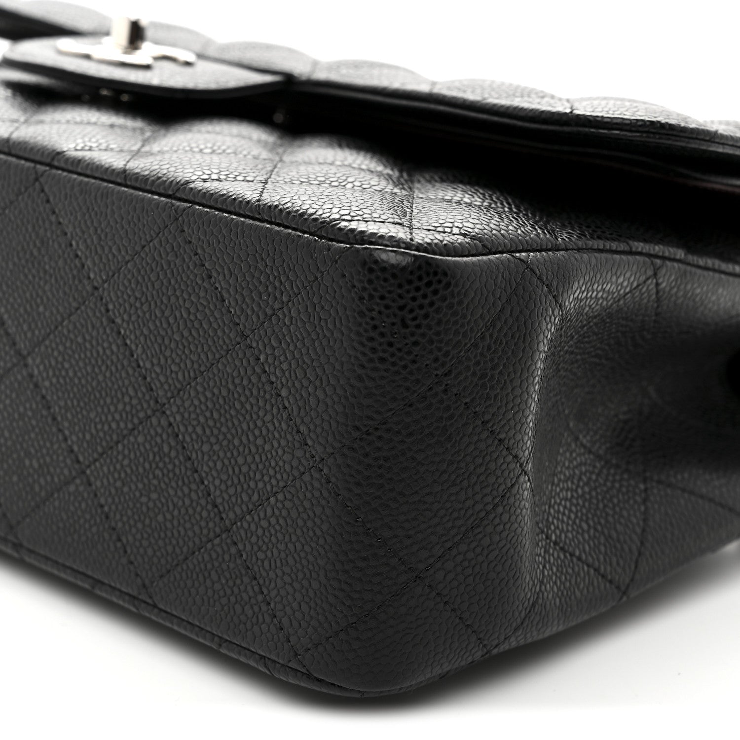 Chanel Caviar Quilted Jumbo Double Flap Black
