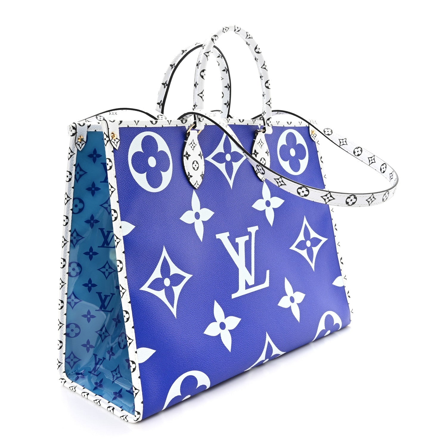 Louis Vuitton Monogram Giant Saint Barth Onthego Blue