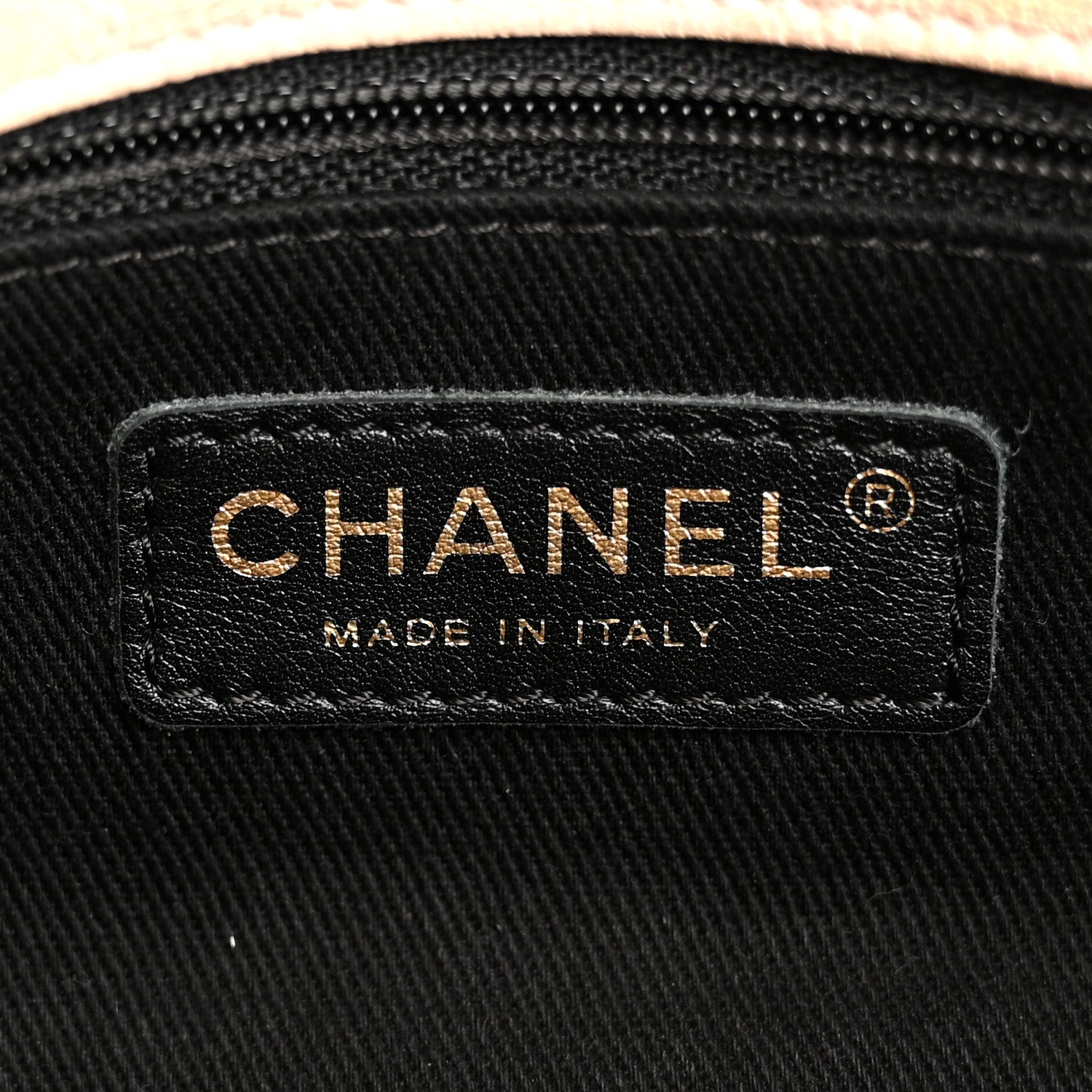Chanel Calfskin Chevron Small Surpique Flap Beige