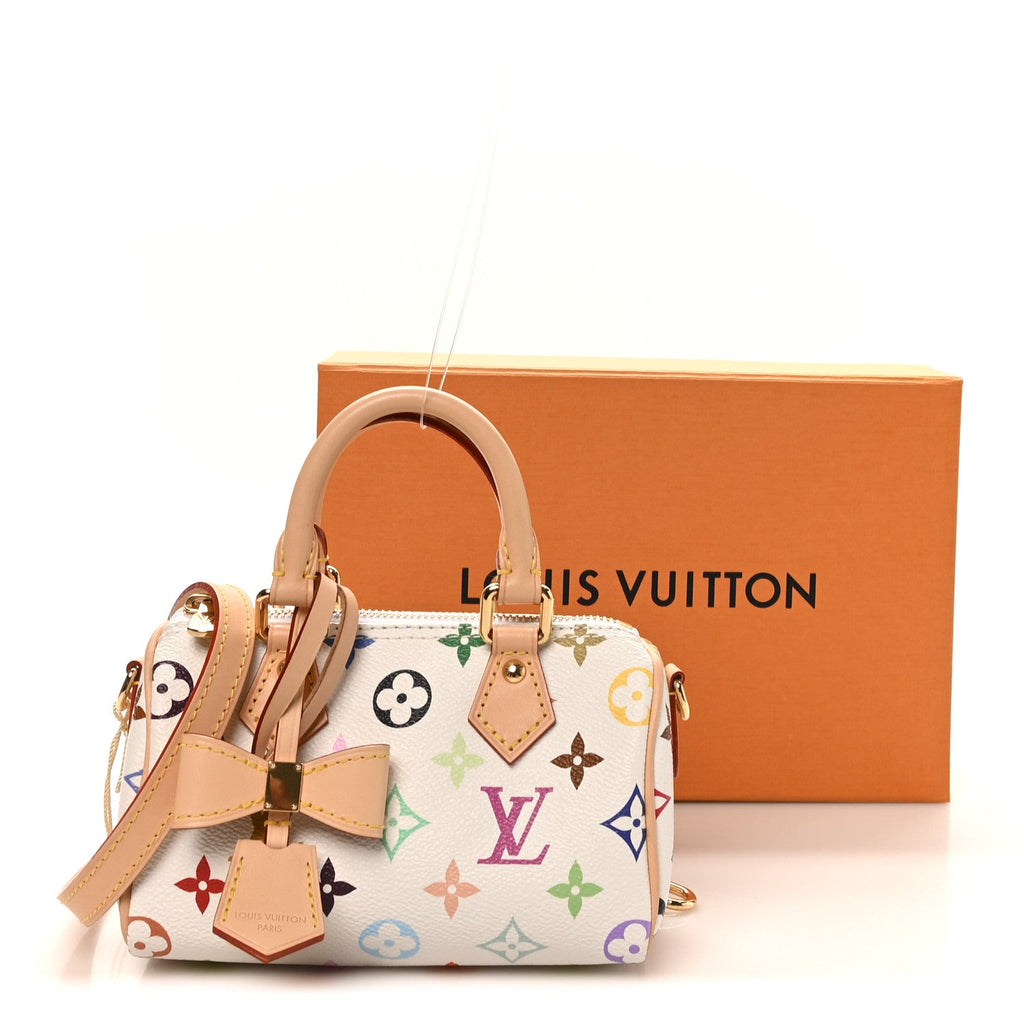 Louis Vuitton LV X TM Monogram Multicolor Nano Speedy White