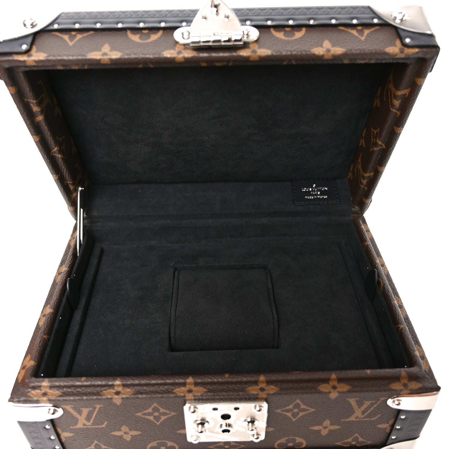 Louis Vuitton Monogram Coffret Watch Case Black