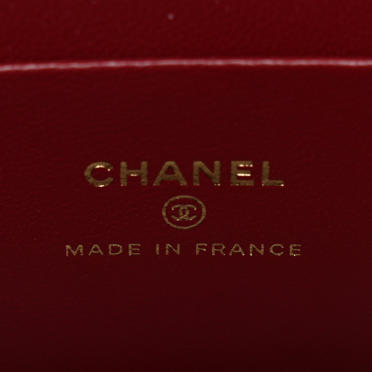 Chanel Lambskin Quilted Small Top Handle Vanity Case With Chain Burgundy