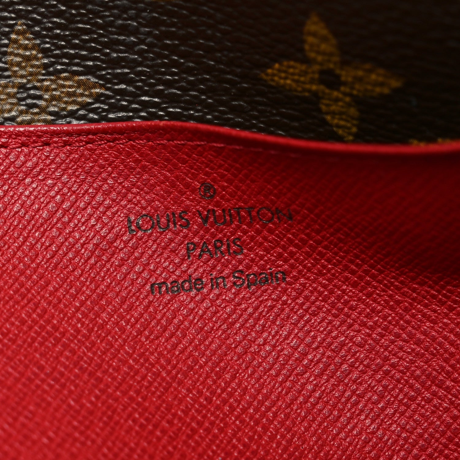 Louis Vuitton Monogram Emilie Wallet Fuchsia