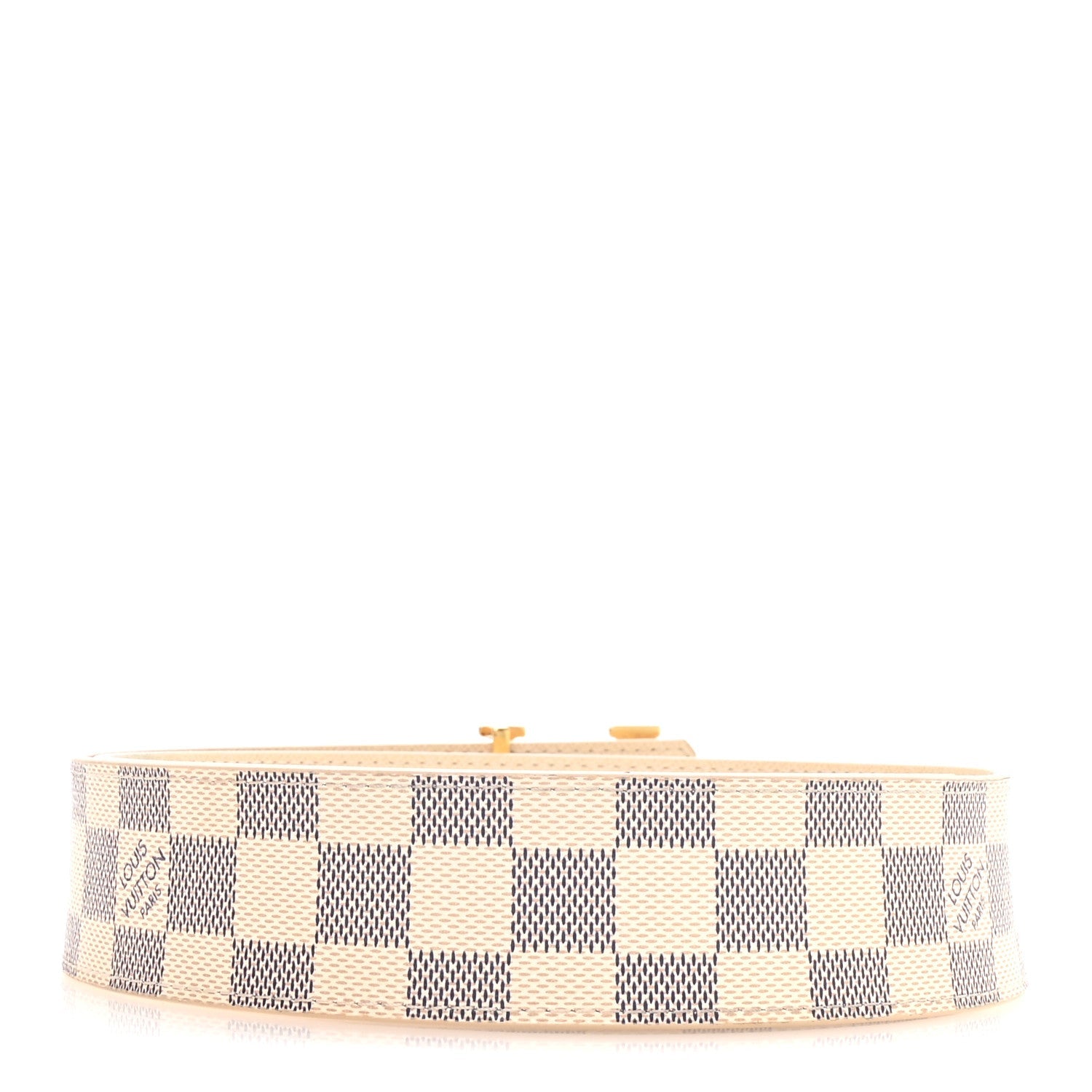 Louis Vuitton Damier Azur LV Initiales Belt 80 32