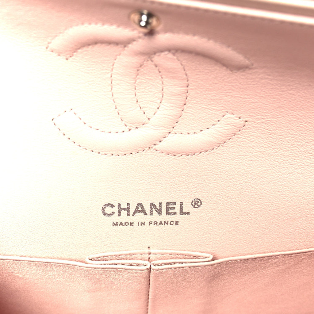 Chanel Caviar Quilted Medium Double Flap Light Pink