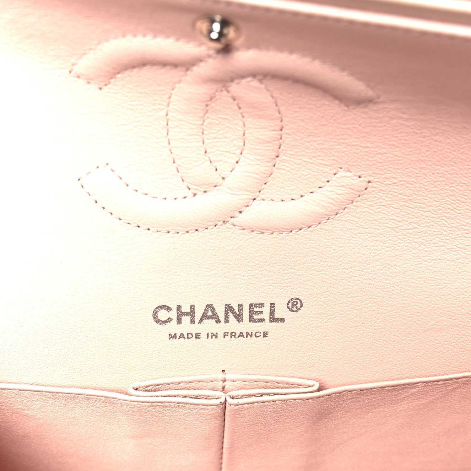 Chanel Caviar Quilted Medium Double Flap Light Pink