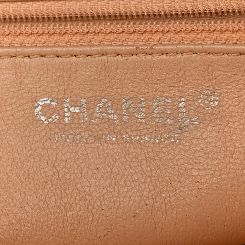 Chanel Smooth Calfskin Luxe Ligne Tote Dark Beige