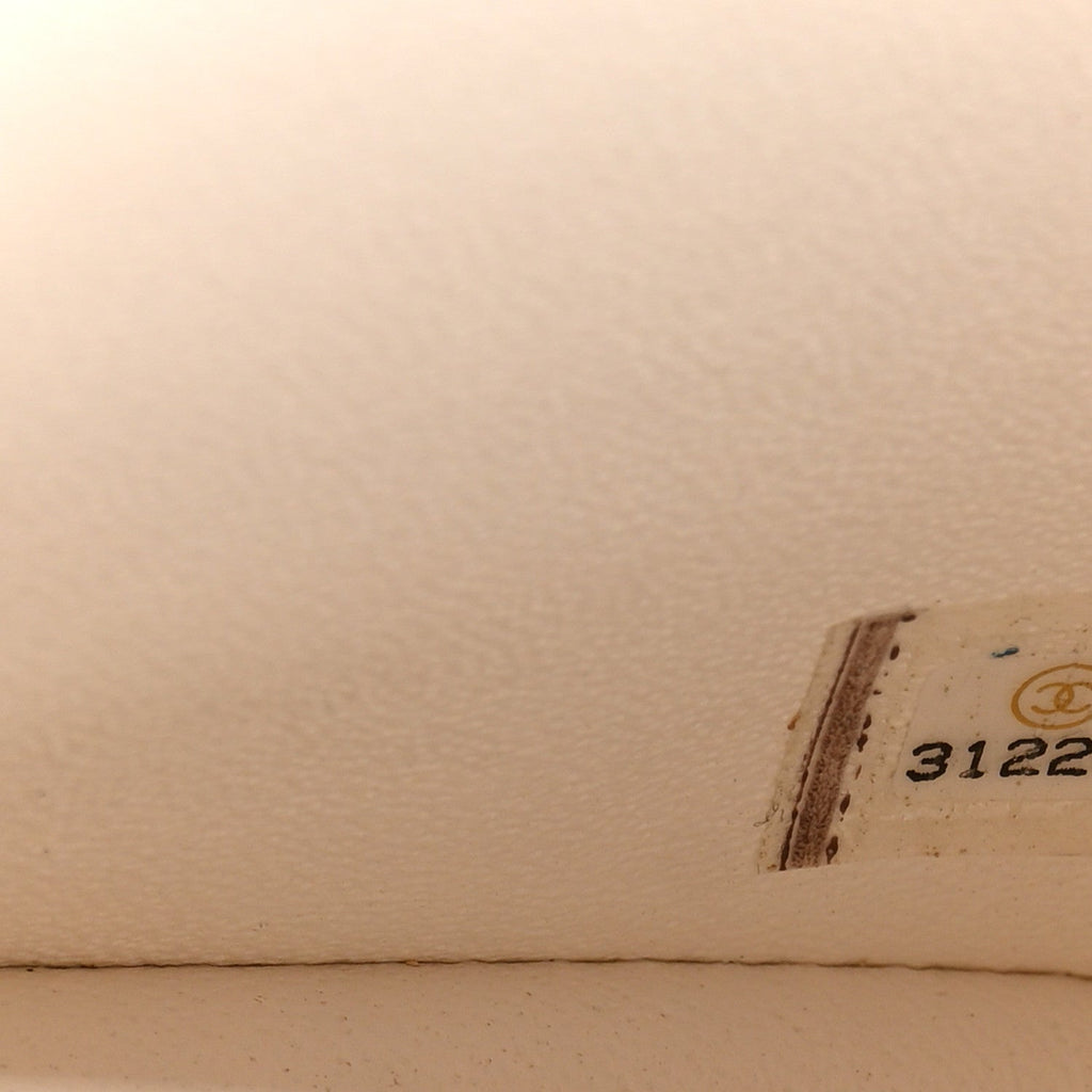 Chanel Lambskin Quilted Mini Rectangular Flap White