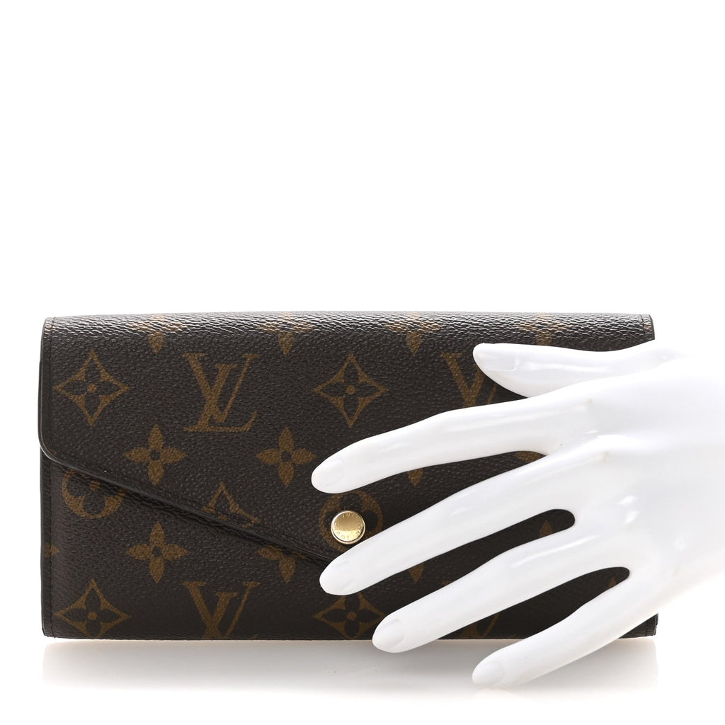 Louis Vuitton Monogram Sarah Wallet NM Coquelicot