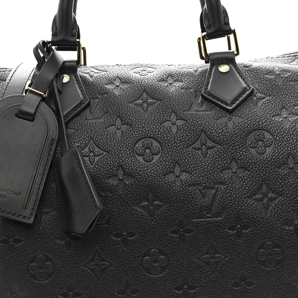 Louis Vuitton Empreinte Monogram Speedy Soft 30 Black