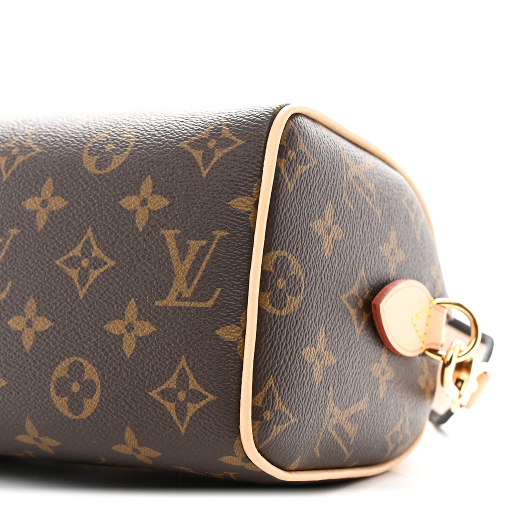 Louis Vuitton Monogram Speedy Bandouliere 20 Black