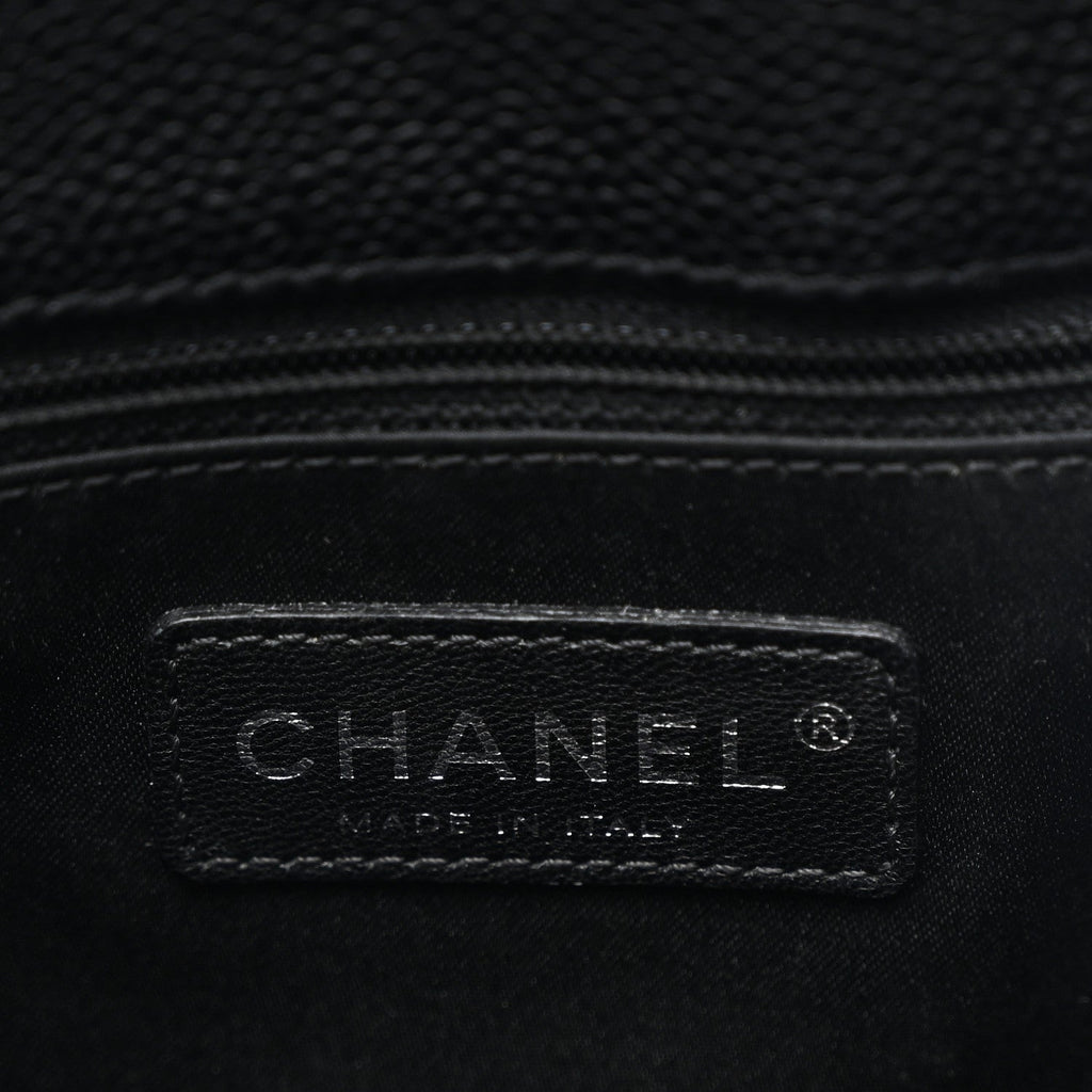 Chanel Caviar Quilted Grand Shopping Tote GST Black