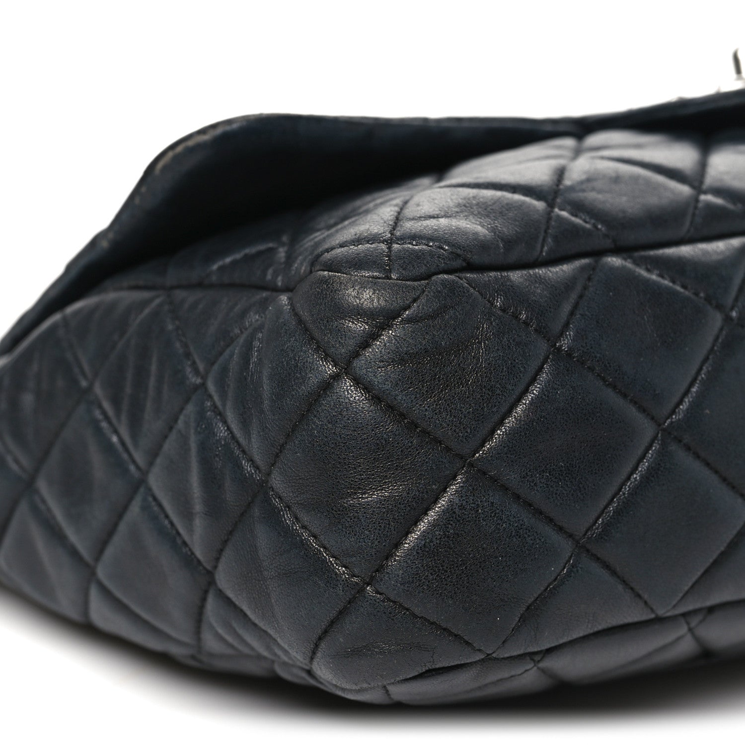 Chanel Lambskin Quilted Jumbo Single Flap Black