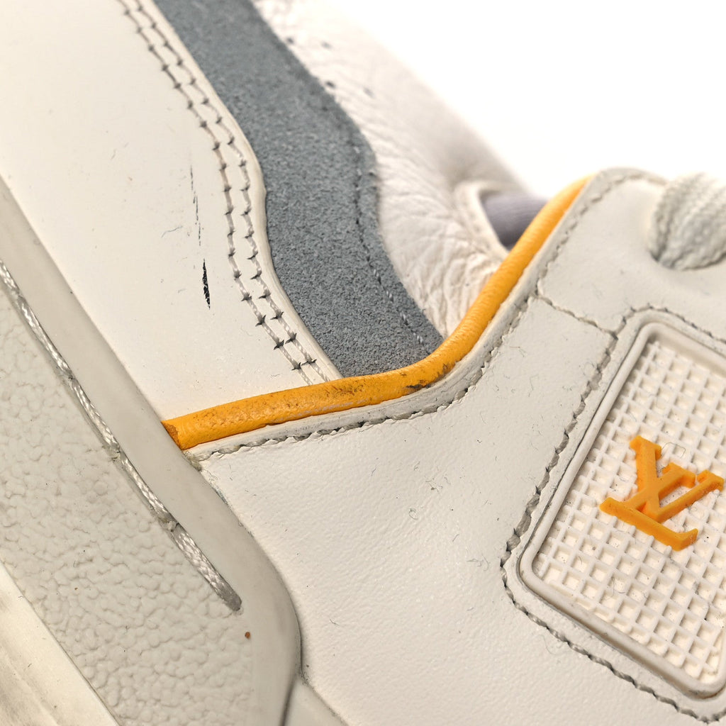 Louis Vuitton Calfskin LV Trainer Sneakers 11 Yellow