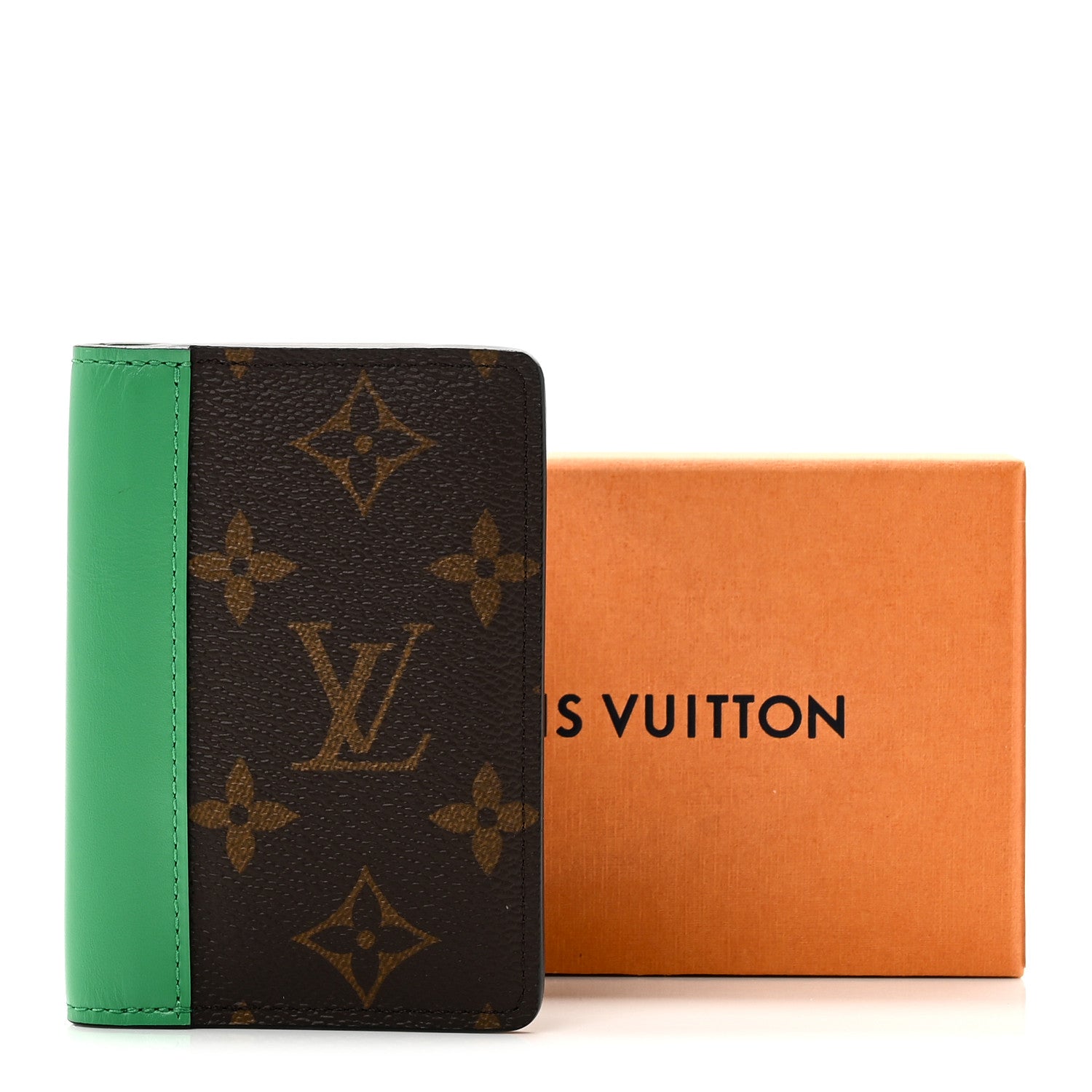 Louis Vuitton Monogram Macassar Pocket Organizer NM Borneo Green