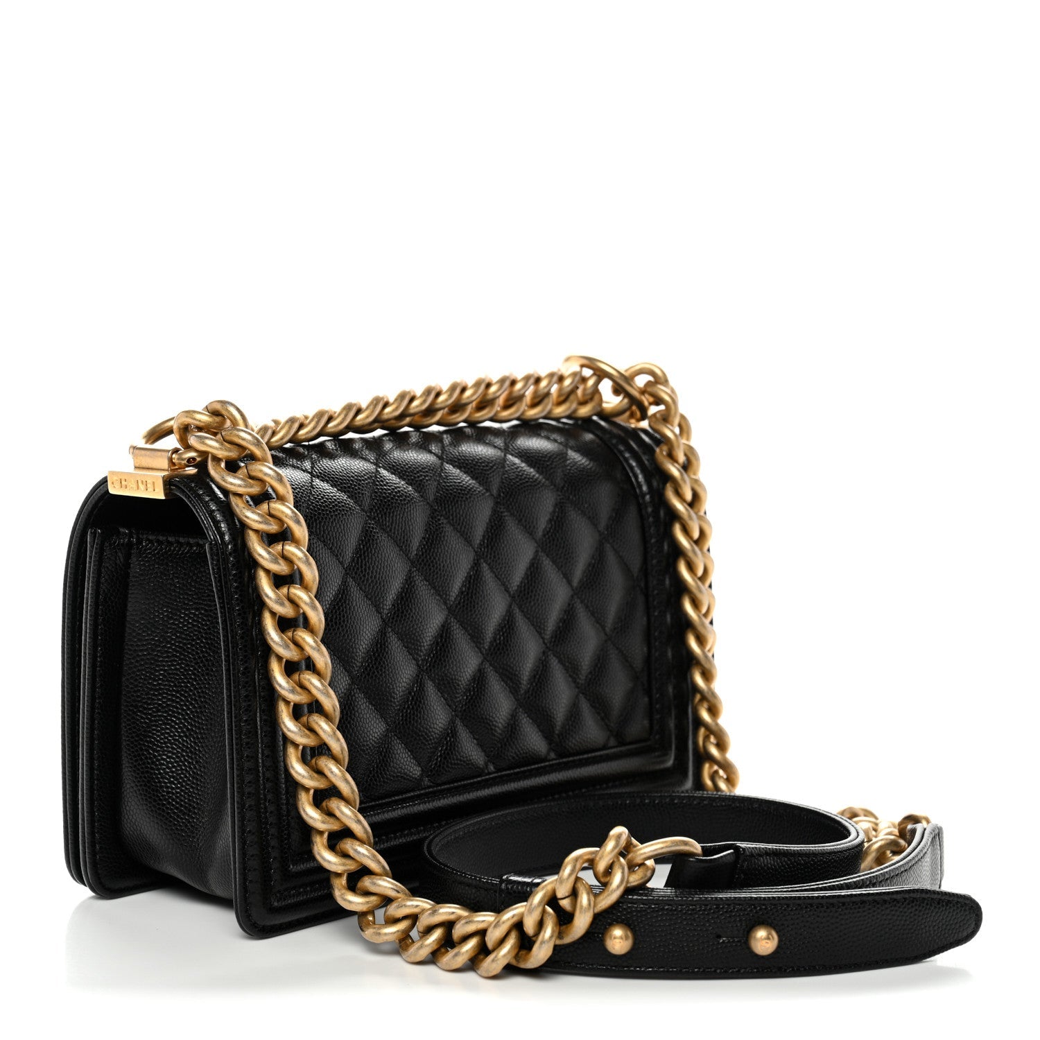 Chanel Caviar Quilted Small Boy Flap Black