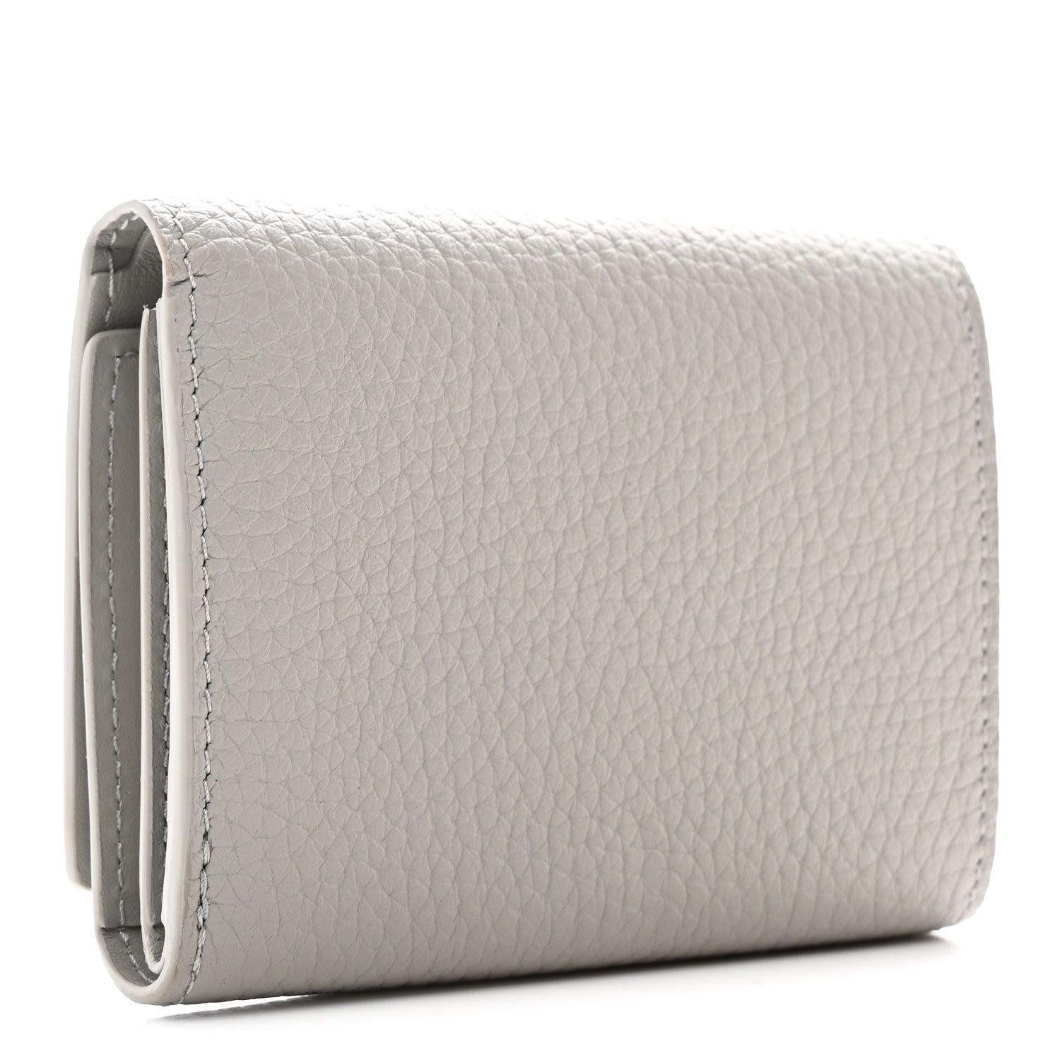 Louis Vuitton Taurillon Capucines Tiny Wallet Flint Grey