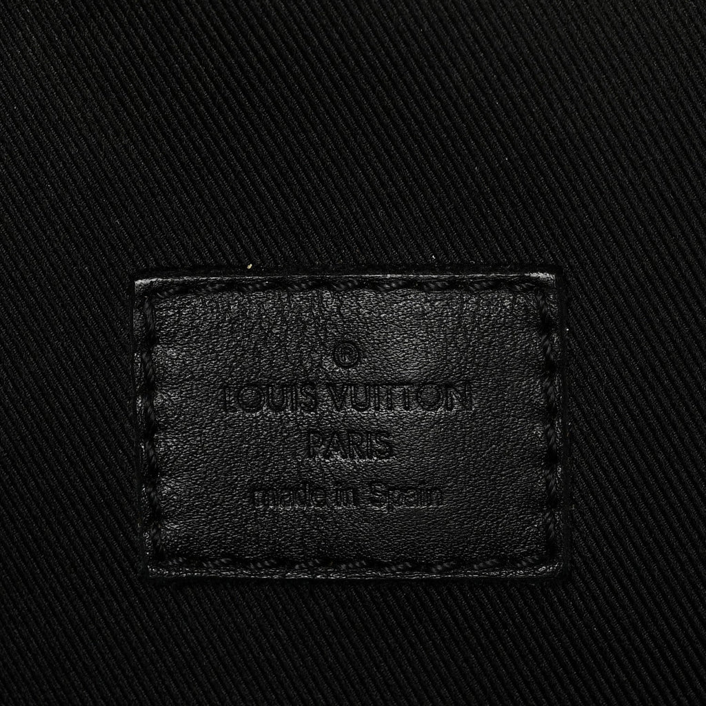 Louis Vuitton Monogram Shadow Racer Slingbag Black