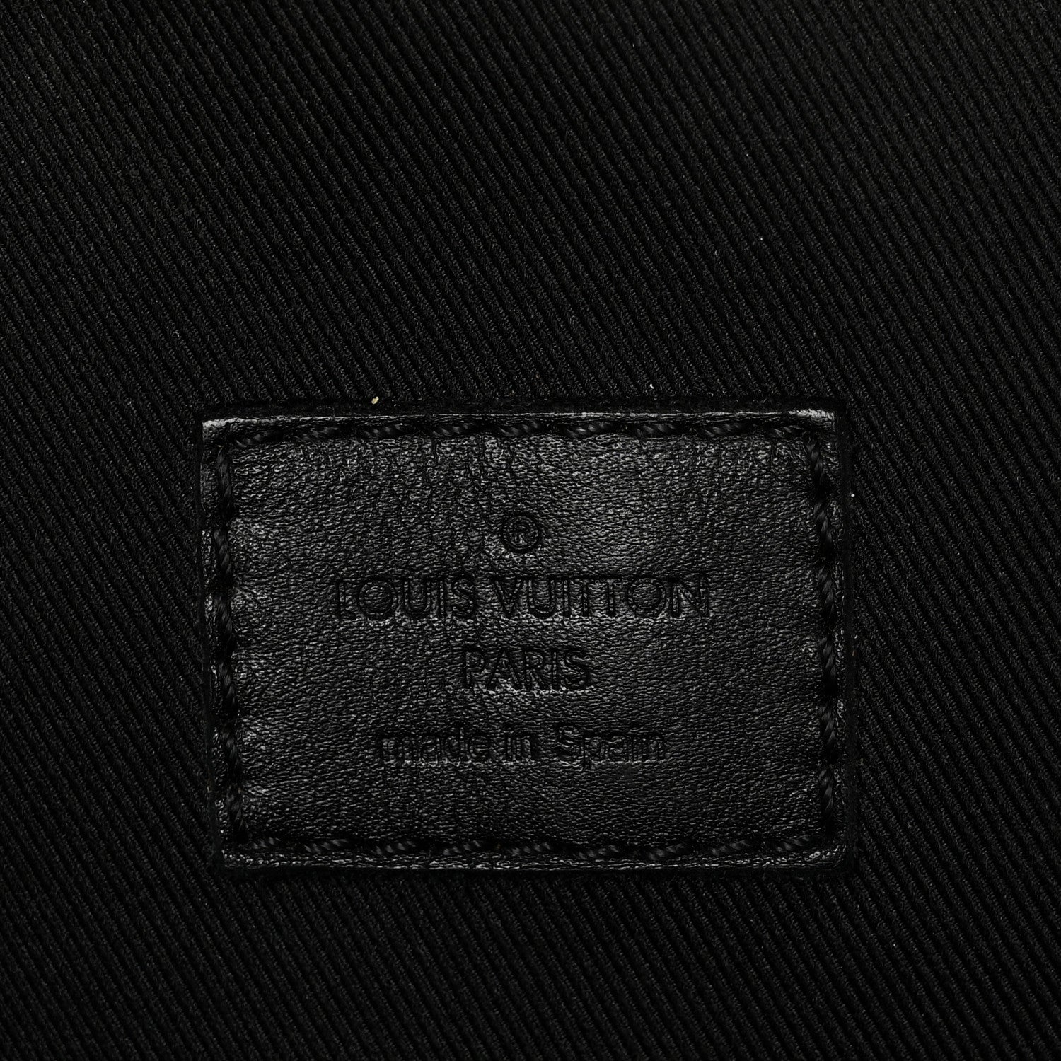 Louis Vuitton Monogram Shadow Racer Slingbag Black