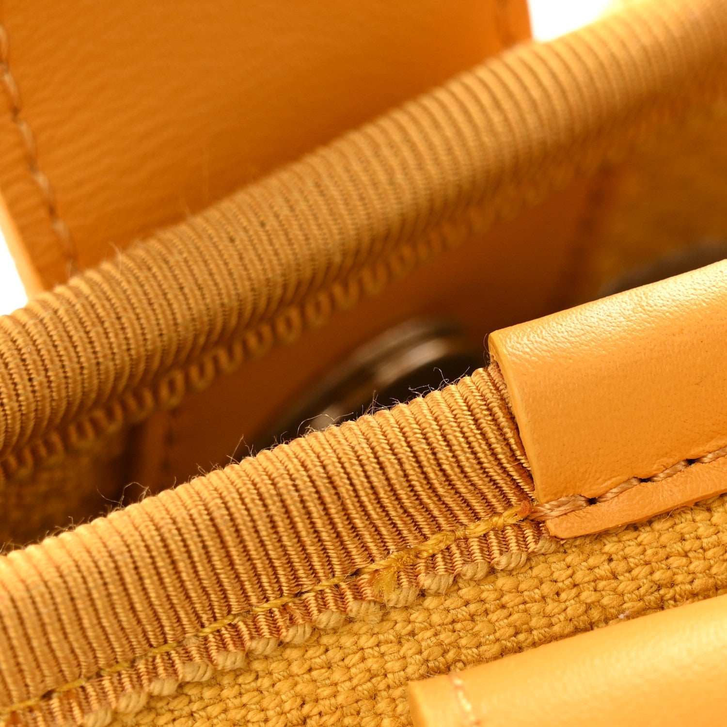 Chanel Mixed Fibers Small Deauville Tote Yellow