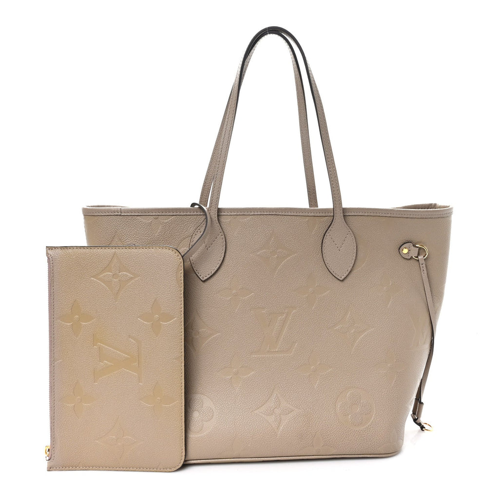 Louis Vuitton Empreinte Monogram Giant Neverfull MM Tourterelle
