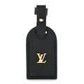 Louis Vuitton Calfskin Carryall Luggage Tag Black