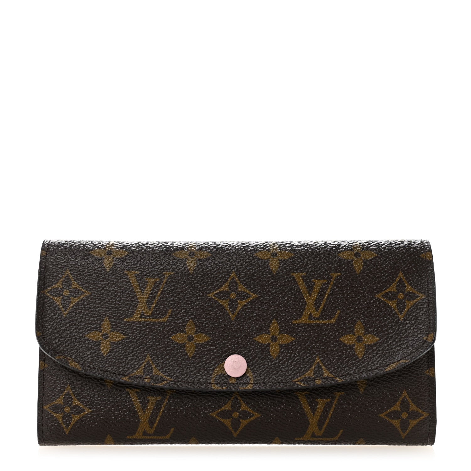 Louis Vuitton Monogram Emilie Wallet Rose Ballerine