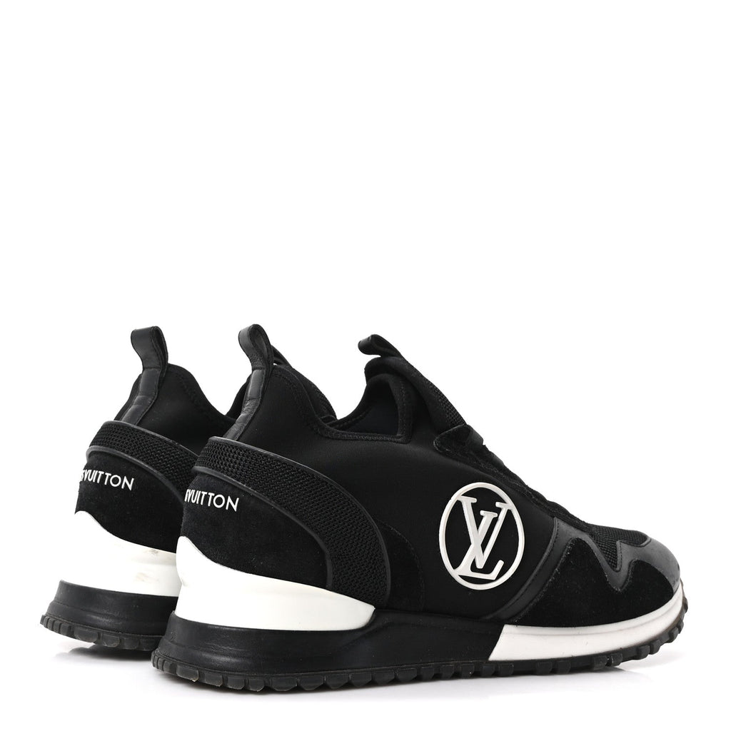 Louis Vuitton Calfskin Run Away Sneakers 38.5 Black