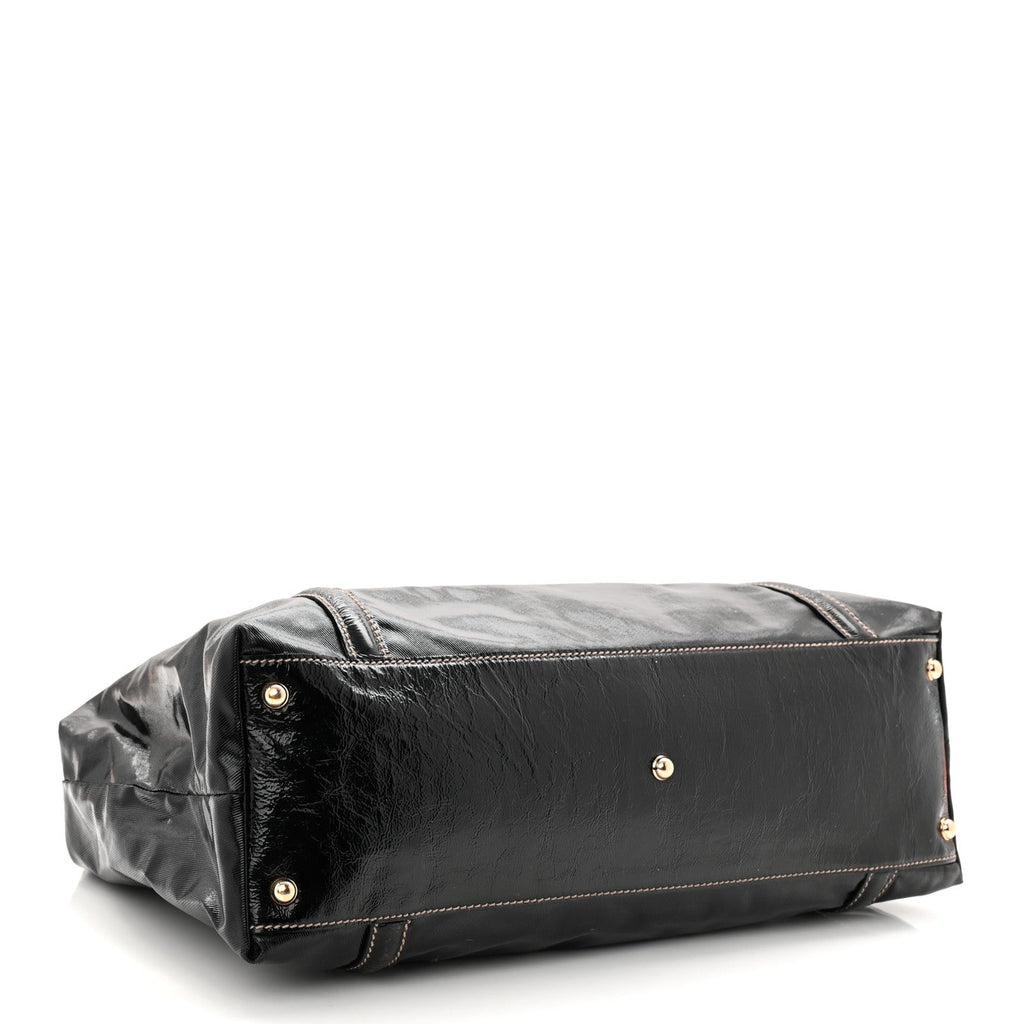 Gucci Dialux Medium Britt Tote Black