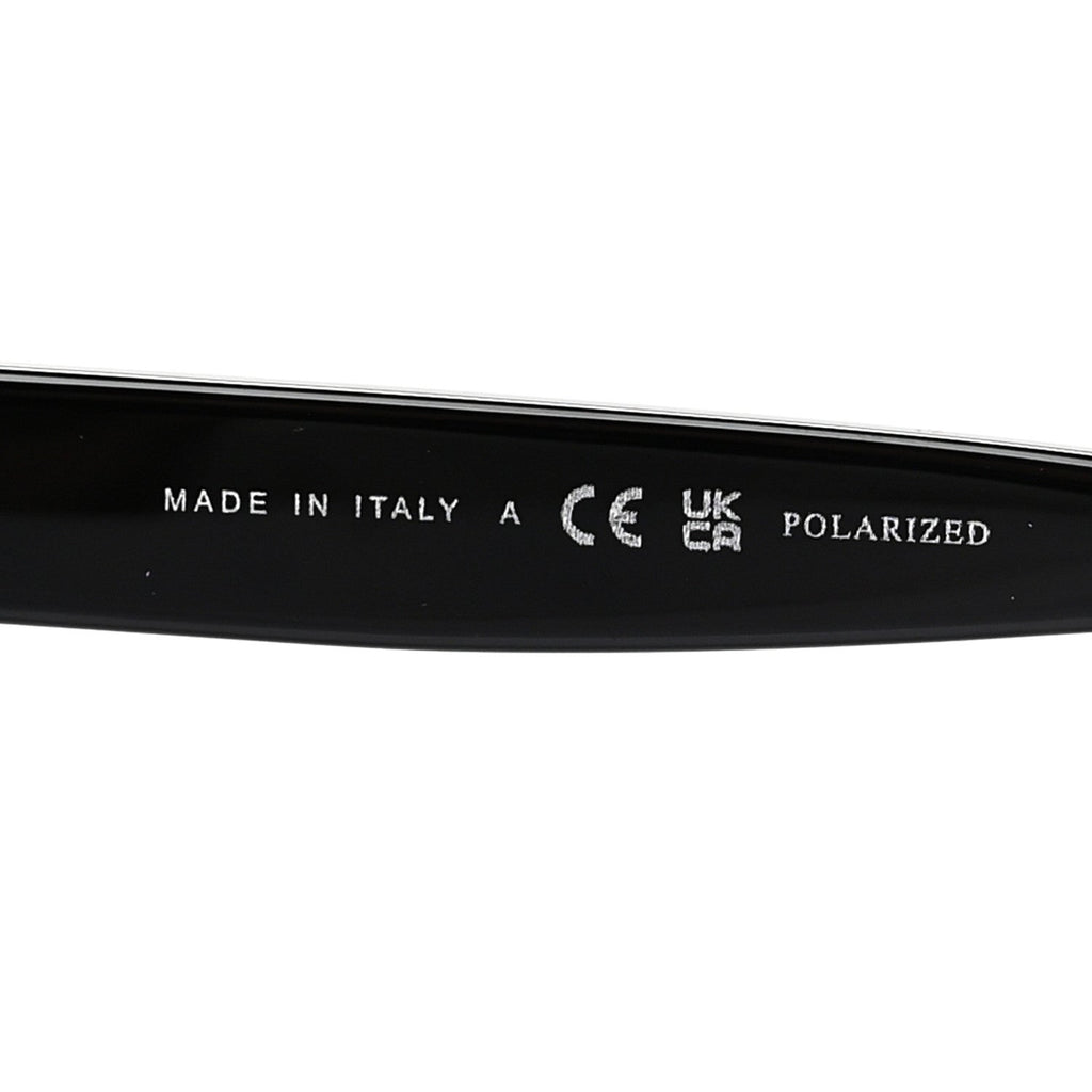 Acetate Polarized Square Sunglasses 5417 Black