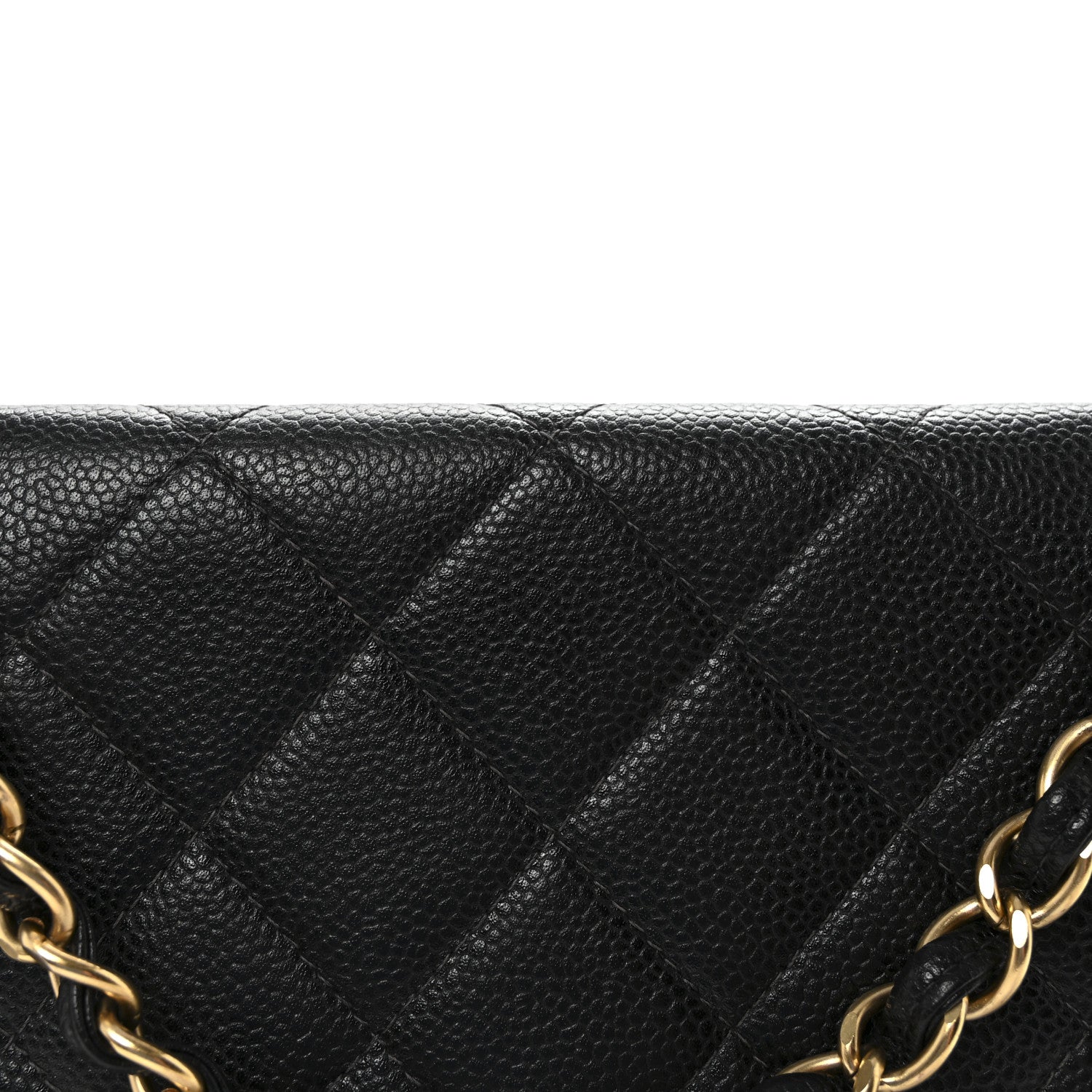Chanel Caviar Quilted Jumbo Single Flap Black