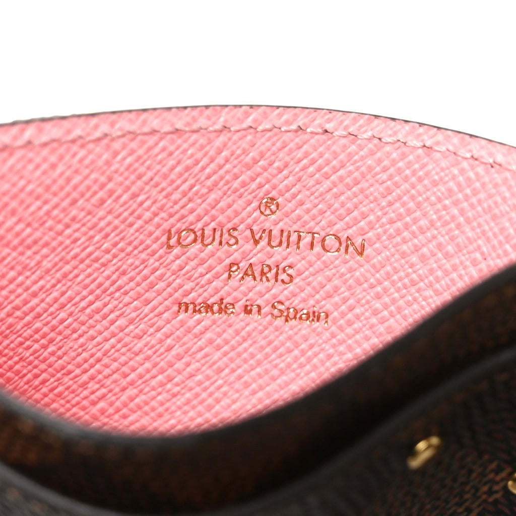 Louis Vuitton Damier Ebene Studded Card Holder