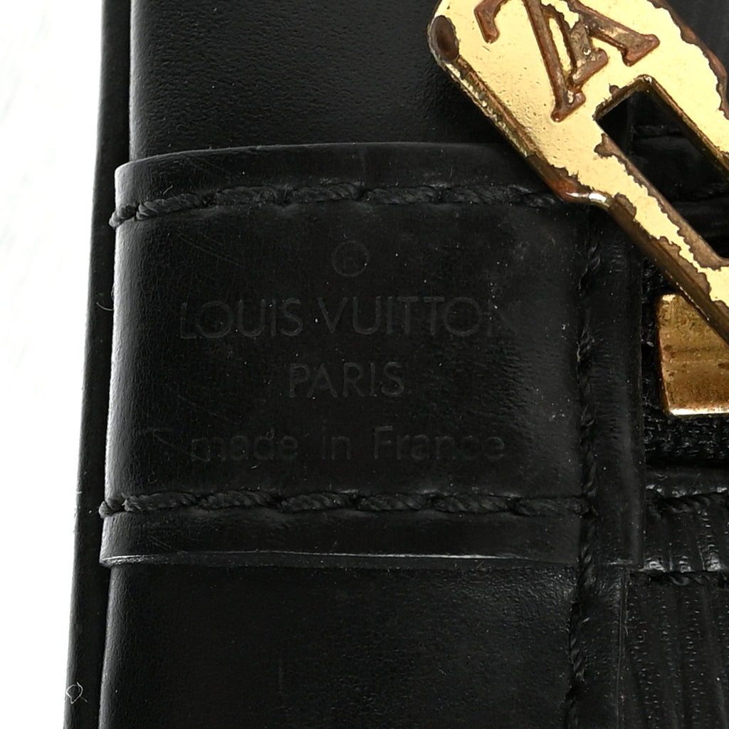 Louis Vuitton Epi Alma PM  Black