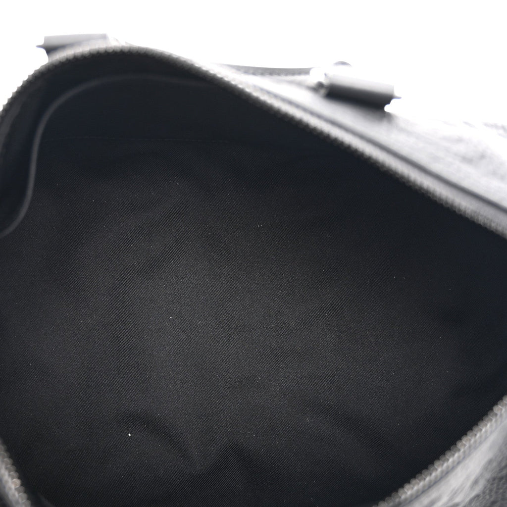 Louis Vuitton Monogram Taurillon Keepall Bandouliere 35 Black