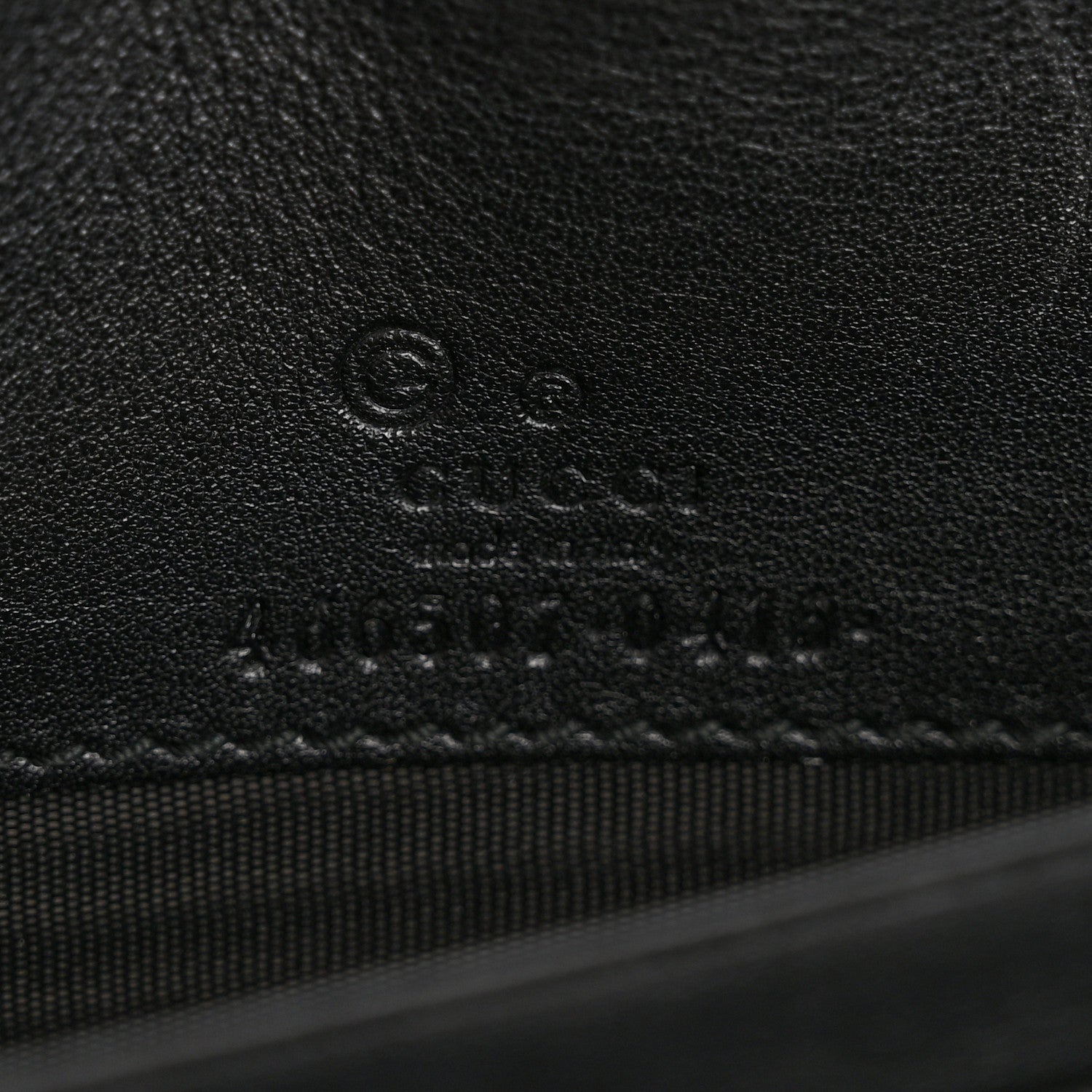 Gucci Microguccissima Crossbody Wallet Black