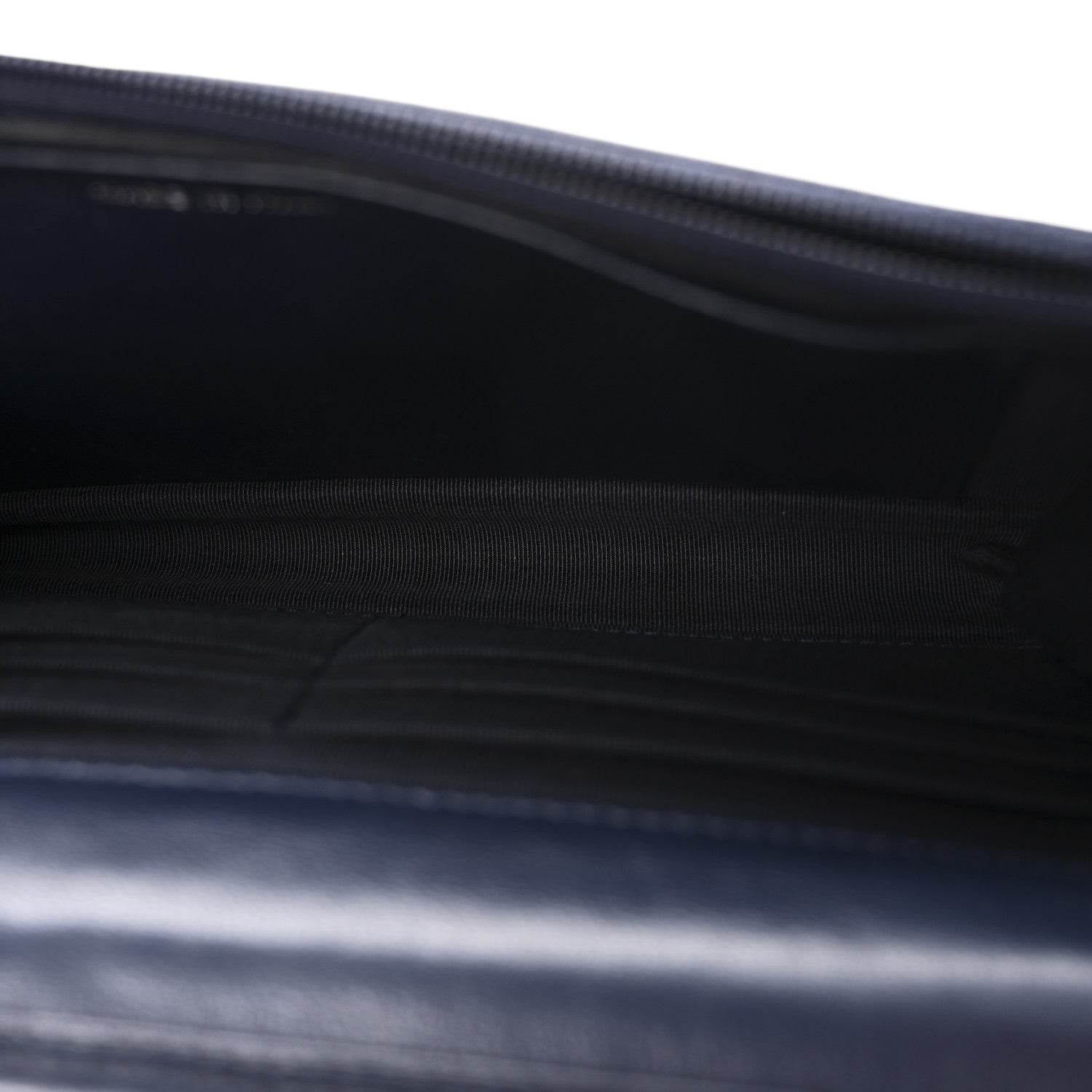 Chanel Lambskin Quilted Wallet On Chain WOC Navy Blue