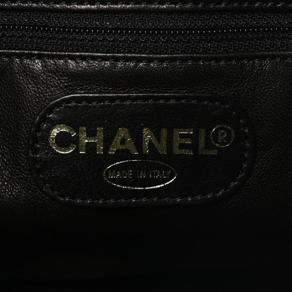Chanel Persian Lamb Fur Tote Black