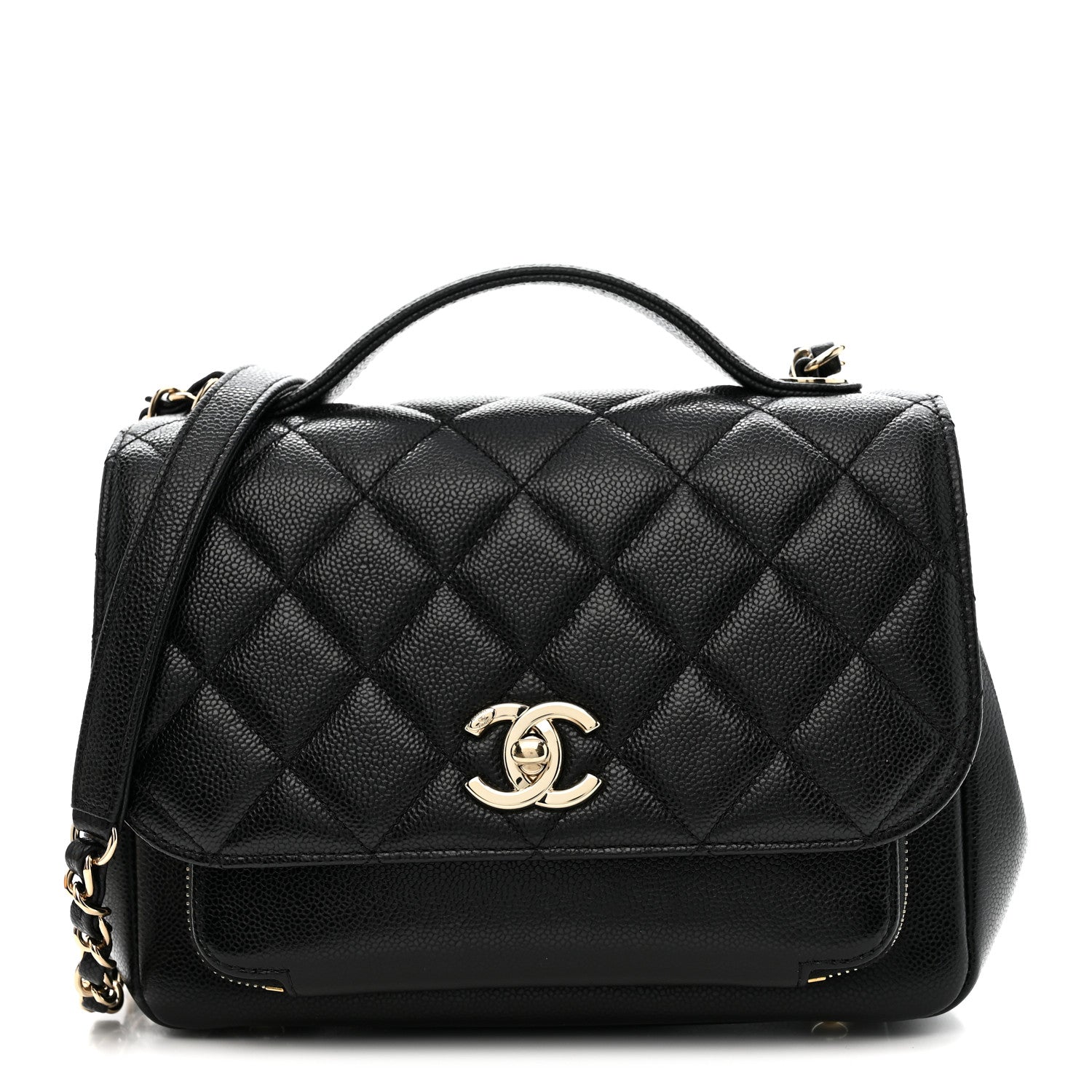 Chanel Caviar Quilted Medium Business Affinity Flap Black